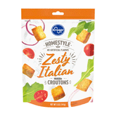 Kroger Homestyle Zesty Italian Croutons 141g